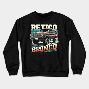 Retro Bronco Crewneck Sweatshirt